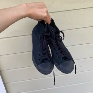 Converse High Tops - Black Monochrome